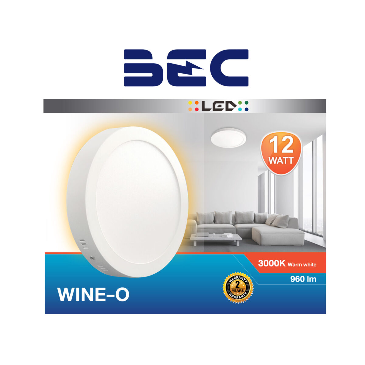 โคมไฟติดลอย LED รุ่น Wine-O
